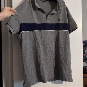 Gray Men's Polo Shirt